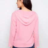 Bubble Cotton Hoodie With Kangaroo Pocket - Charlie B - 690178755514 - Sugar River Shoppe - 