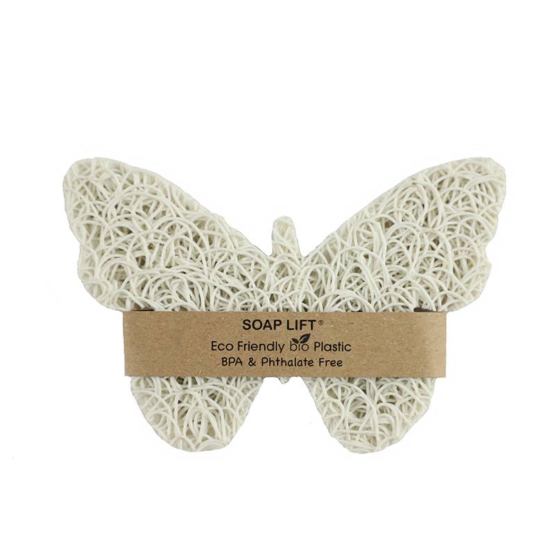 Butterfly Soap Lift Soap Saver - White - Soap Lift - 618882808067 - Sugar River Shoppe - 