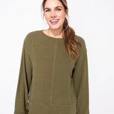 Buttery Rib Knit Pullover - Habitat - 194451477808 - Sugar River Shoppe - 