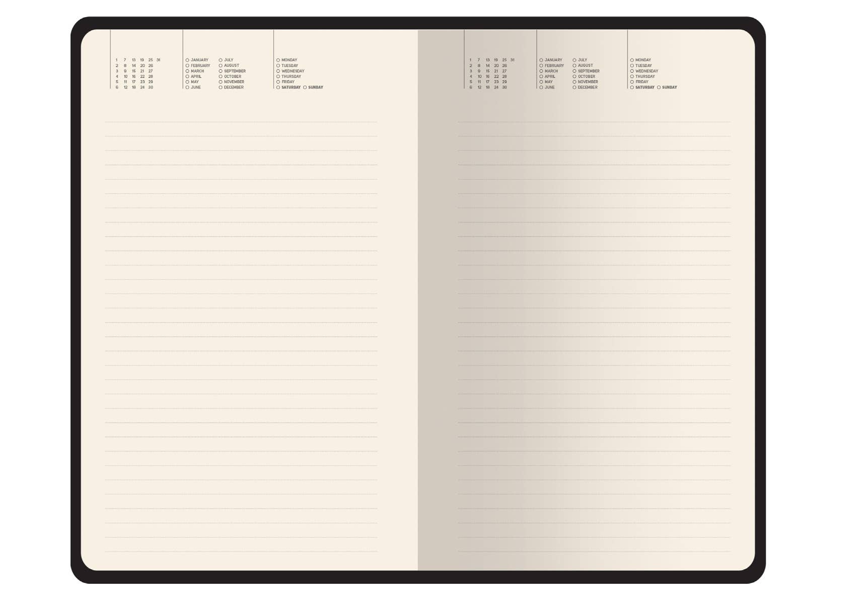A5 Vegan Leather Daily Planner - Owls  - Sugar River Shoppe