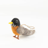 Ornament - Felt Bird - Robin
