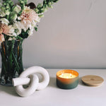 Evergreen + Eucalyptus - Resilience Series 3 Wick Soy Candle - Sugar River Shoppe