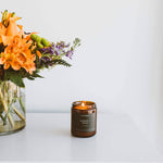 Lemon + Sage - Amber Jar Soy Candle - Sugar River Shoppe