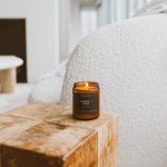 Lemon + Sage - Amber Jar Soy Candle - Sugar River Shoppe