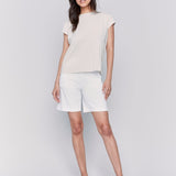 Cap Sleeve Tee with Chest Pocket Detail - Charlie B - 690178601910 - Sugar River Shoppe - 