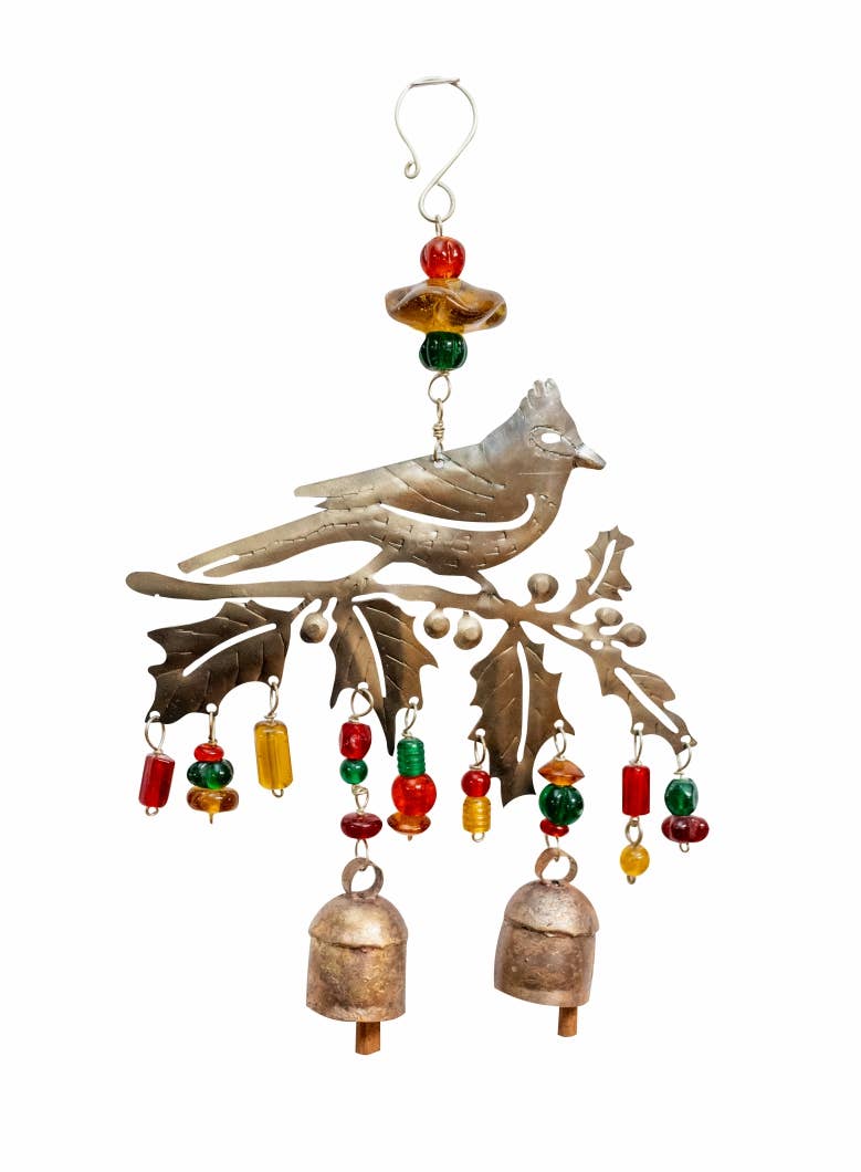 Cardinal On A Branch/Beads & Bells - Moksha - 19031080 - Sugar River Shoppe - 