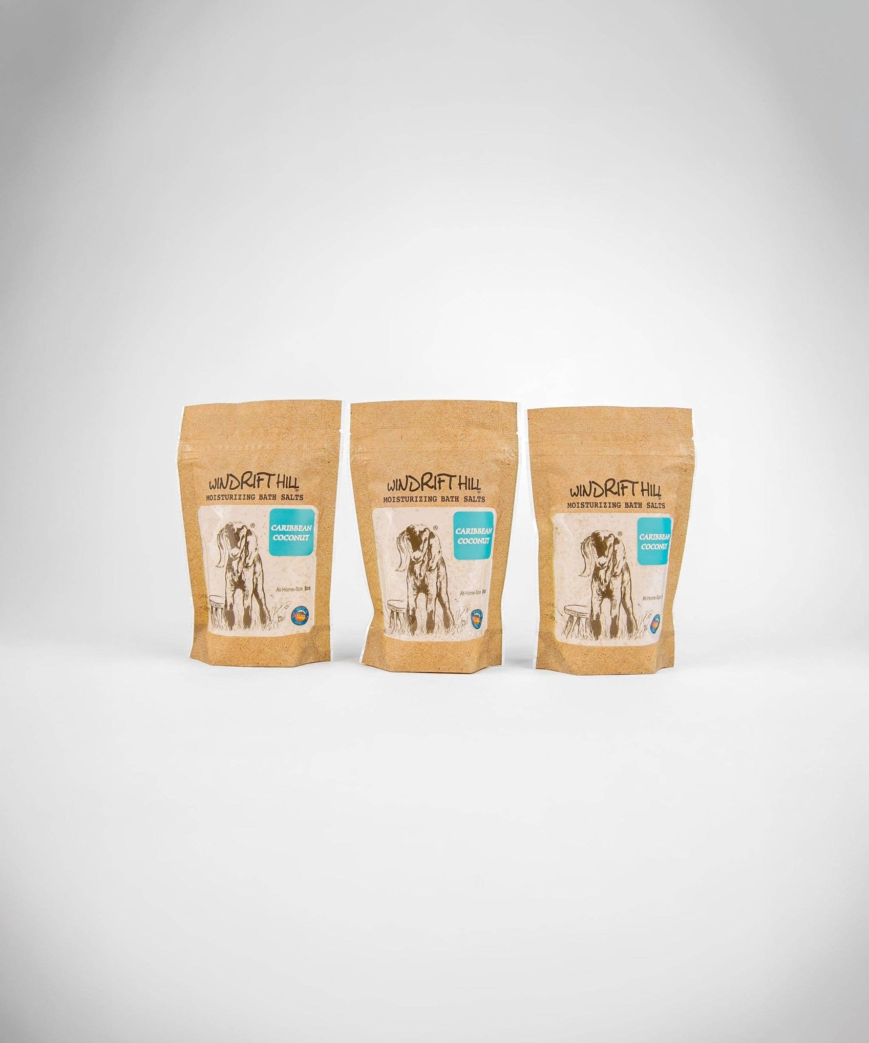 Caribbean Coconut Bath Salt | Uplifting Coconut Mineral Soak - Windrift Hill Goat Milk Skincare - 804551436727 - Sugar River Shoppe - 