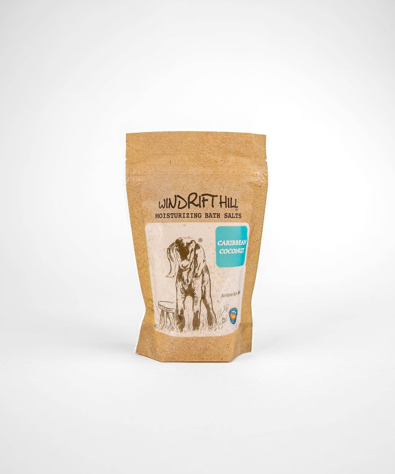 Caribbean Coconut Bath Salt | Uplifting Coconut Mineral Soak - Windrift Hill Goat Milk Skincare - 804551436727 - Sugar River Shoppe - 