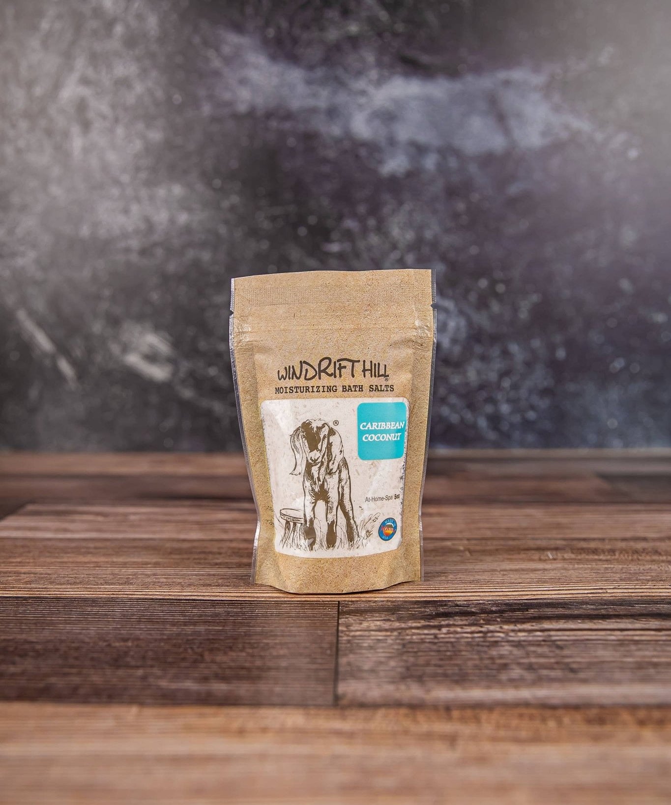 Caribbean Coconut Bath Salt | Uplifting Coconut Mineral Soak - Windrift Hill Goat Milk Skincare - 804551436727 - Sugar River Shoppe - 