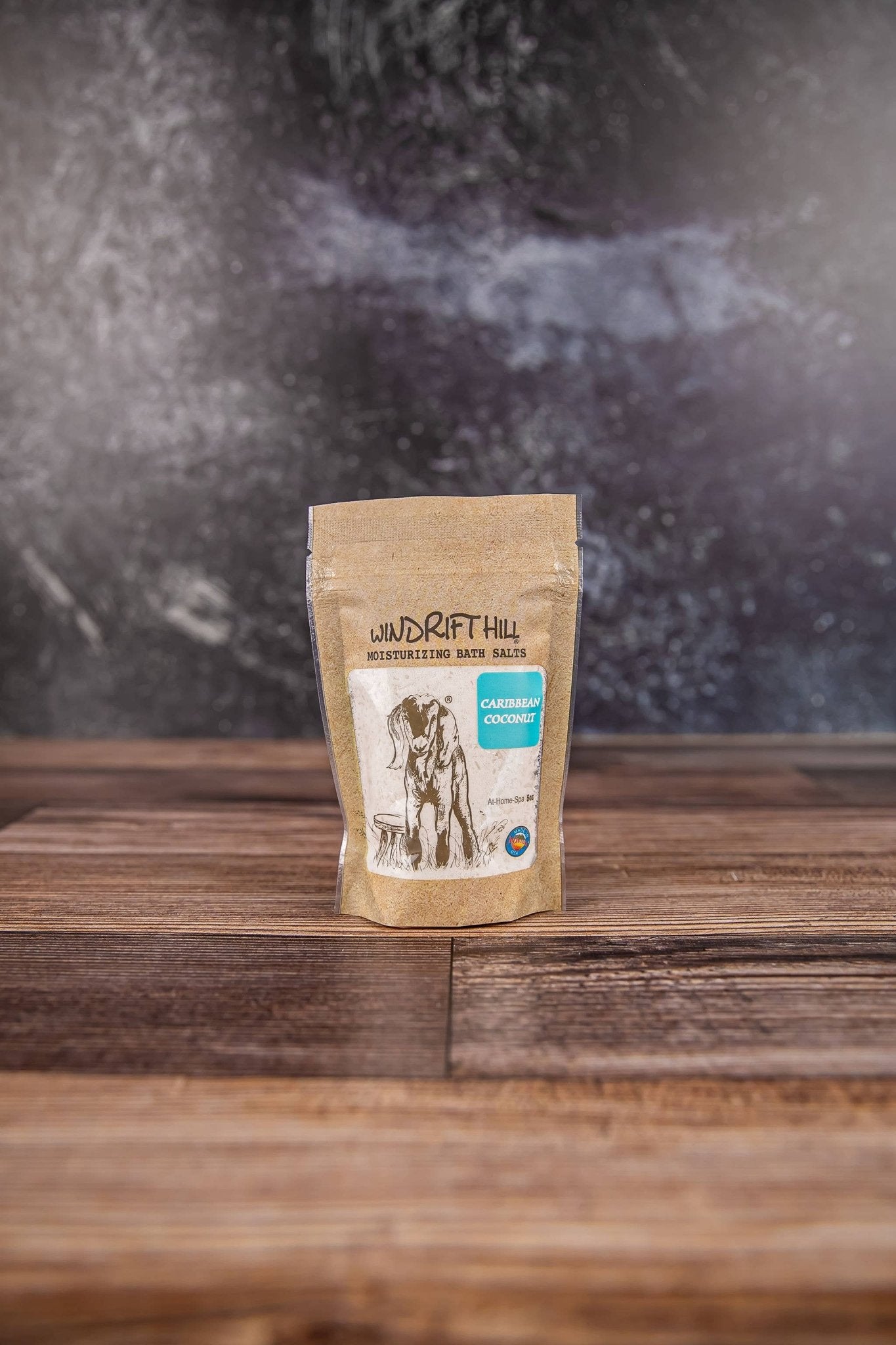 Caribbean Coconut Bath Salt | Uplifting Coconut Mineral Soak - Windrift Hill Goat Milk Skincare - 804551436727 - Sugar River Shoppe - 