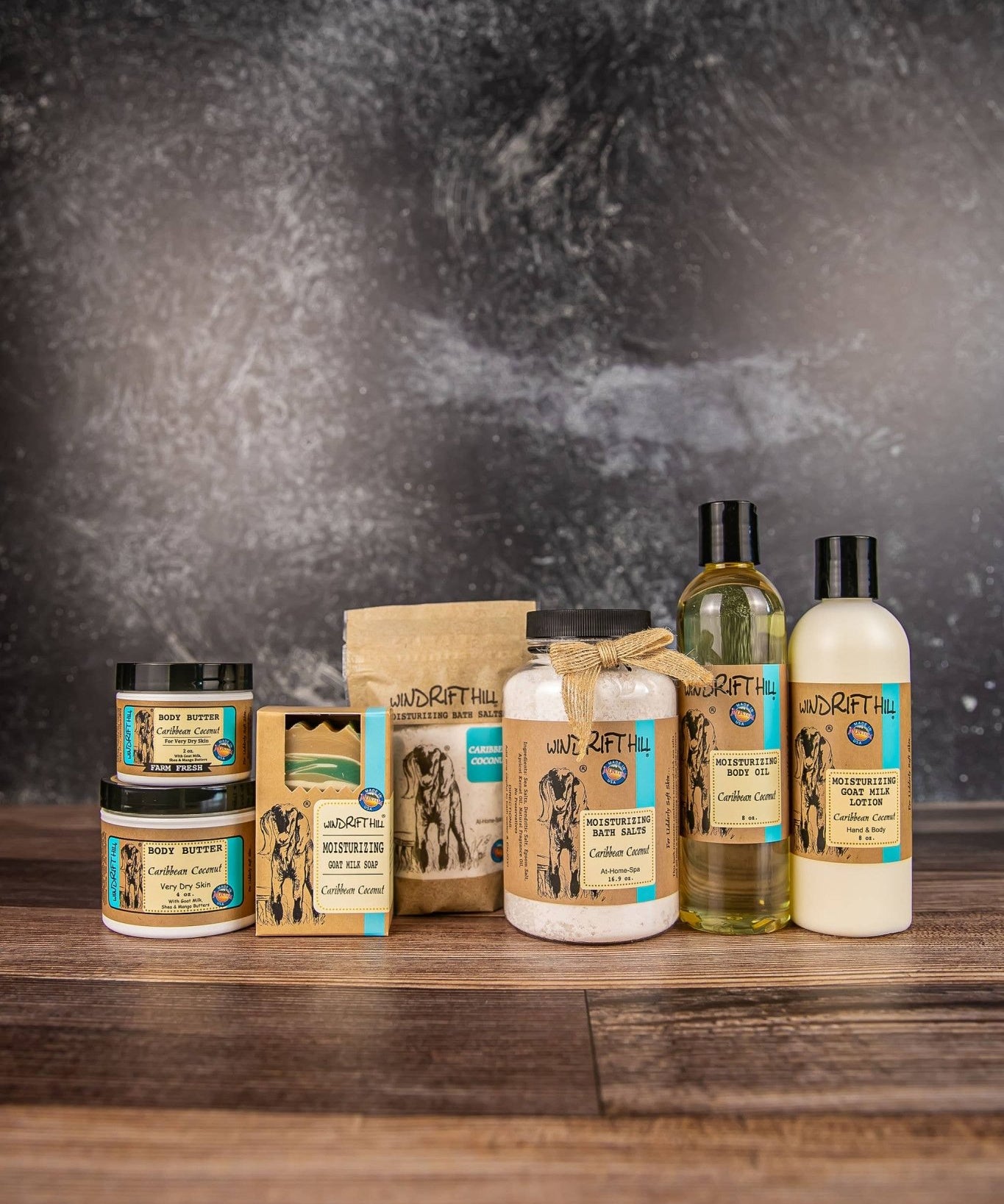 Caribbean Coconut | Moisturizing Bath Salt - Windrift Hill Goat Milk Skincare - 804551436703 - Sugar River Shoppe - 