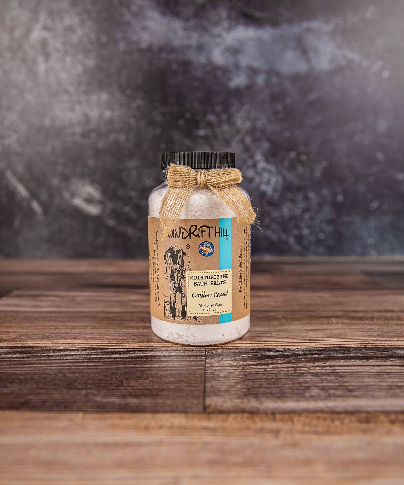 Caribbean Coconut | Moisturizing Bath Salt - Windrift Hill Goat Milk Skincare - 804551436703 - Sugar River Shoppe - 