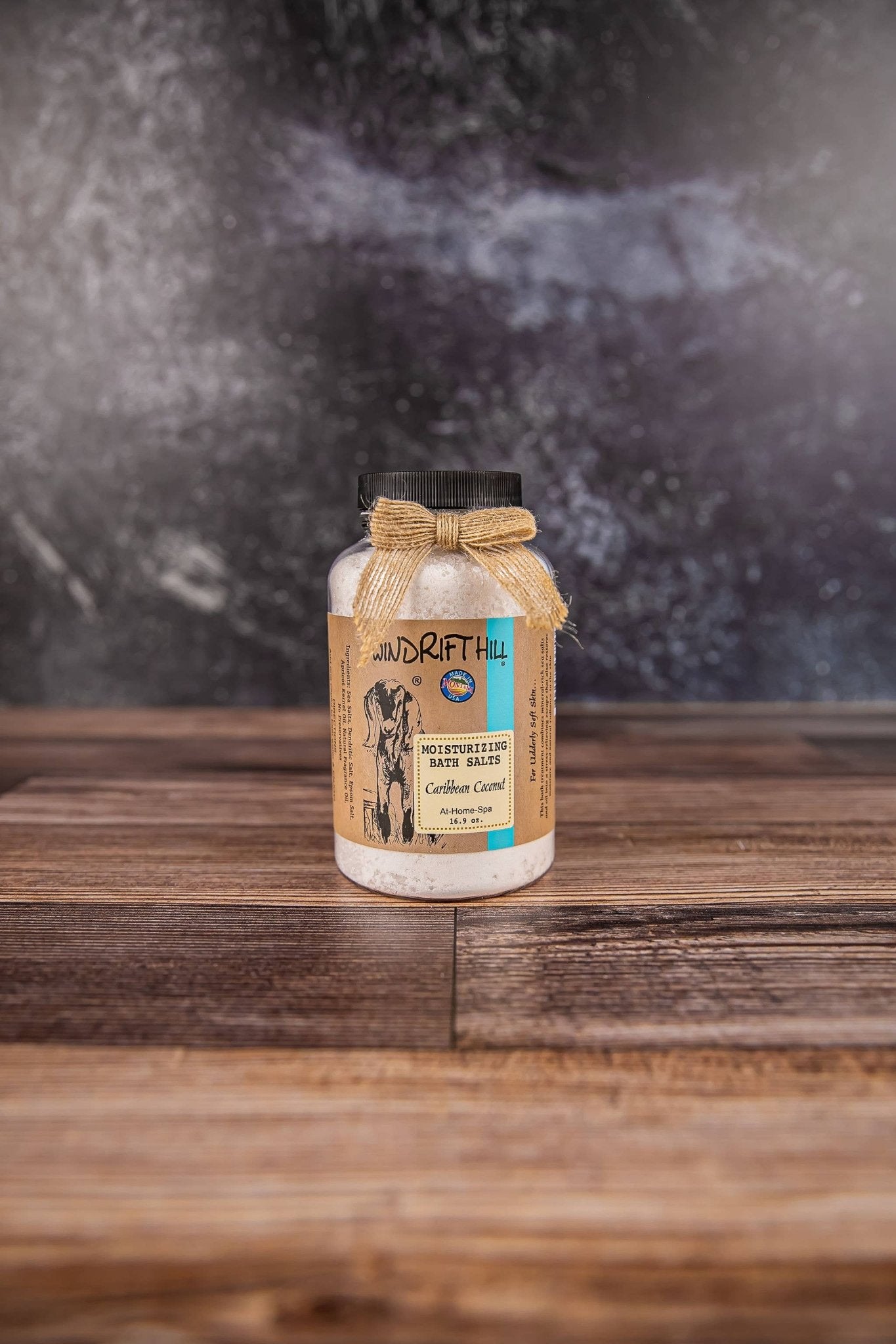 Caribbean Coconut | Moisturizing Bath Salt - Windrift Hill Goat Milk Skincare - 804551436703 - Sugar River Shoppe - 