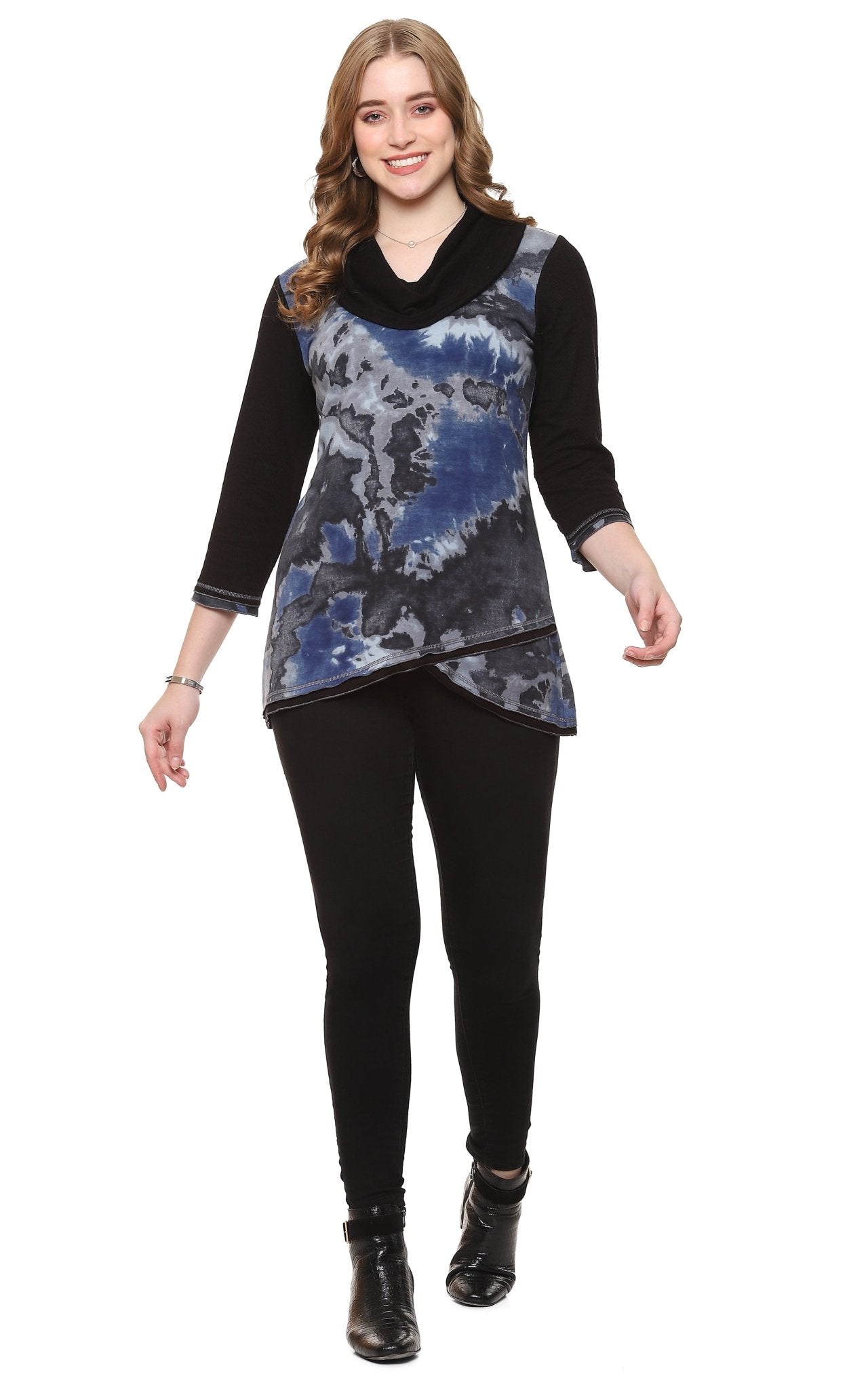 Carnie Cowl Tunic - Parsley and Sage - 9317160 - Sugar River Shoppe - 