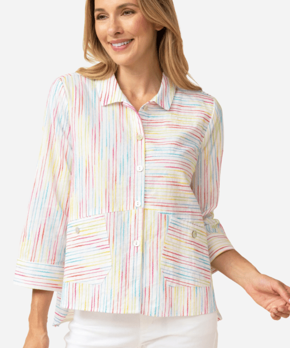 Carnival Stripe Ferris Wheel Shirt - Habitat - 194451559870 - Sugar River Shoppe - 