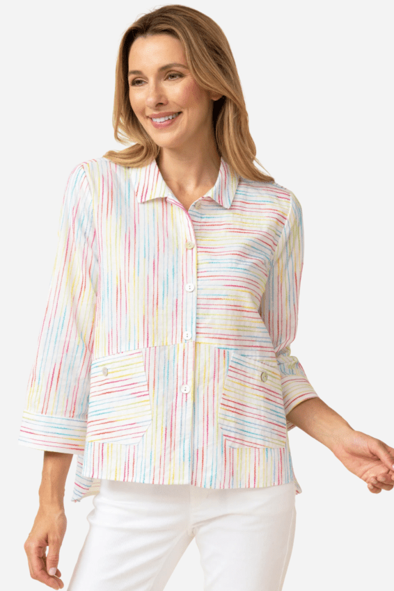 Carnival Stripe Ferris Wheel Shirt - Habitat - 194451559870 - Sugar River Shoppe - 