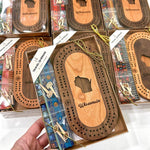 Wisconsin Mini Travel Cribbage Board Set - Sugar River Shoppe