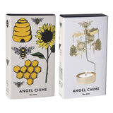 Rotary Candleholder, Bee Mine, Gold