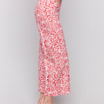 Printed Patch Pocket Flare Pants - Sugar River Shoppe