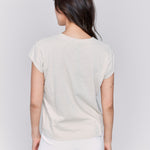 Cap Sleeve Tee with Chest Pocket Detail - Sugar River Shoppe