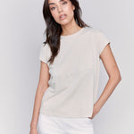 Cap Sleeve Tee with Chest Pocket Detail - Sugar River Shoppe
