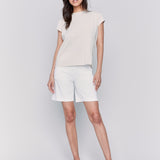 Cap Sleeve Tee with Chest Pocket Detail - Sugar River Shoppe