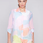 Printed Chiffon Blouse - Sugar River Shoppe
