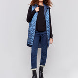 Hooded Quilted Vest with Pockets - Sugar River Shoppe