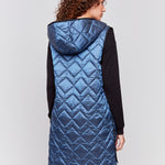 Hooded Quilted Vest with Pockets - Sugar River Shoppe