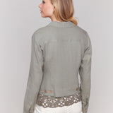 Linen Blend Jacket - Sugar River Shoppe