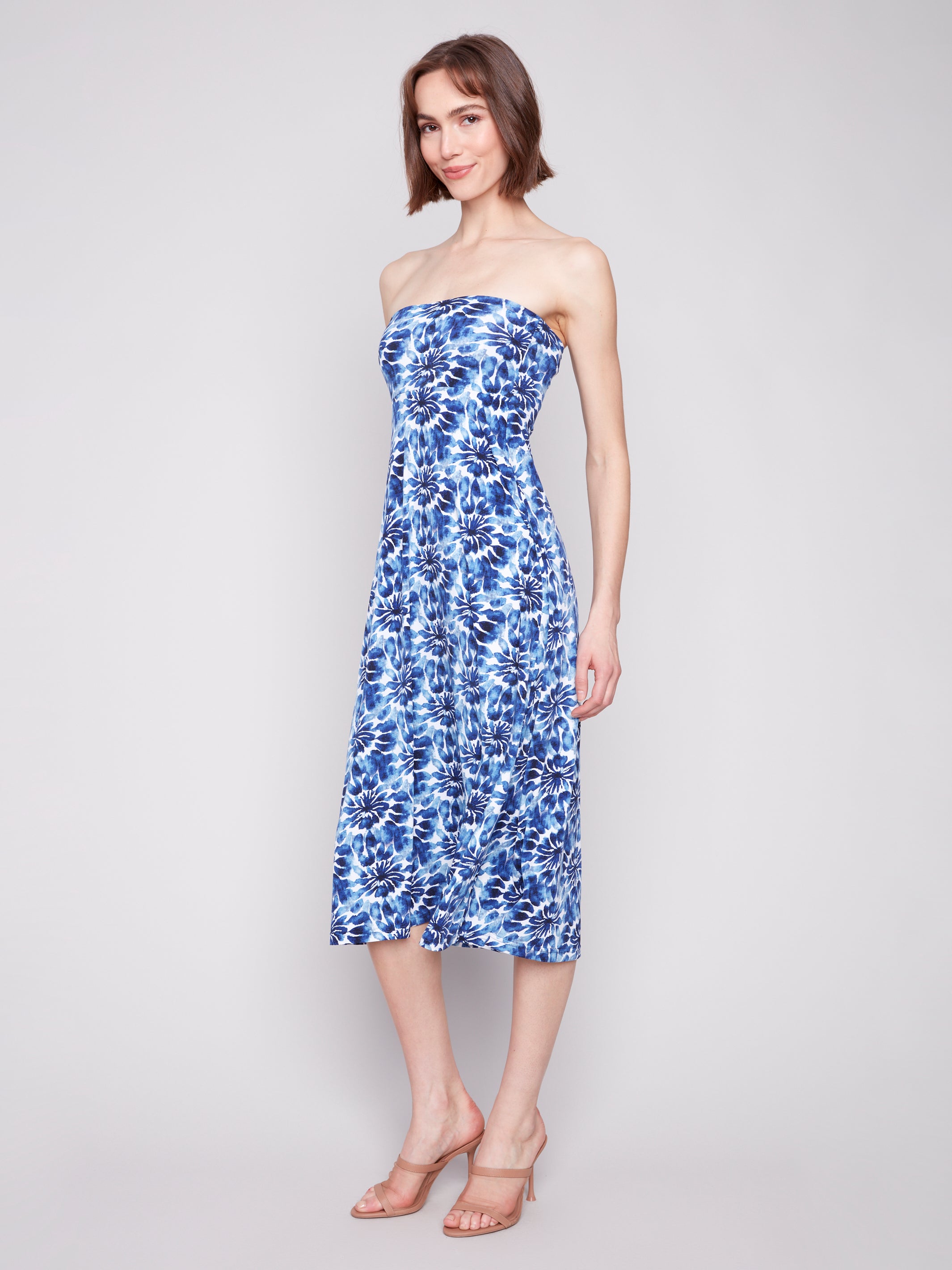 Printed Convertible Skirt/Dress with Removable Straps - Sugar River Shoppe