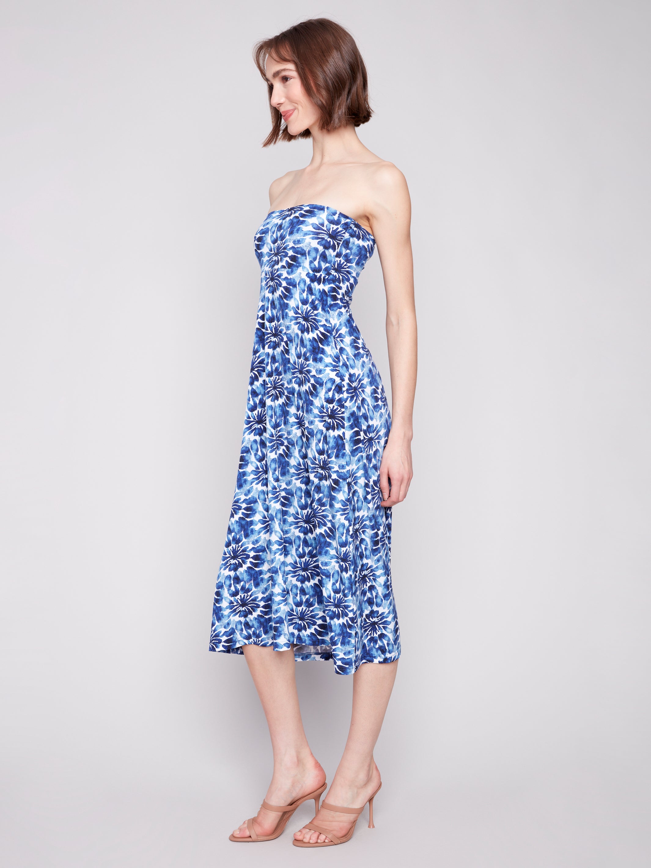 Printed Convertible Skirt/Dress with Removable Straps - Sugar River Shoppe
