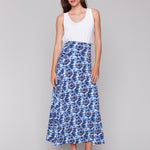Printed Convertible Skirt/Dress with Removable Straps - Sugar River Shoppe