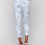 Printed Crinkle Bengaline Jogger Pant - Sugar River Shoppe