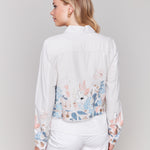 Printed Linen Blend Jacket - Sugar River Shoppe