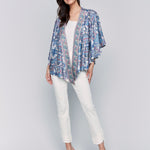 Printed Satin Kimono - Sugar River Shoppe