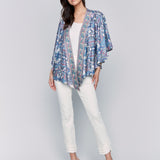 Printed Satin Kimono - Sugar River Shoppe