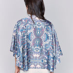 Printed Satin Kimono - Sugar River Shoppe