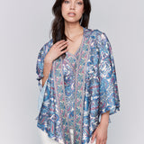 Printed Satin Kimono - Sugar River Shoppe