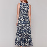 Printed Sleeveless Cotton Maxi Dress - Sugar River Shoppe