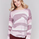 Reversible Plushy Crew Neck Sweater - Sugar River Shoppe