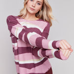 Reversible Plushy Crew Neck Sweater - Sugar River Shoppe