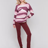Reversible Plushy Crew Neck Sweater - Sugar River Shoppe