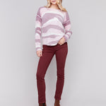 Reversible Plushy Crew Neck Sweater - Sugar River Shoppe