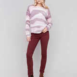 Reversible Plushy Crew Neck Sweater - Sugar River Shoppe