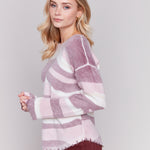 Reversible Plushy Crew Neck Sweater - Sugar River Shoppe