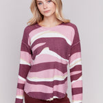 Reversible Plushy Crew Neck Sweater - Sugar River Shoppe