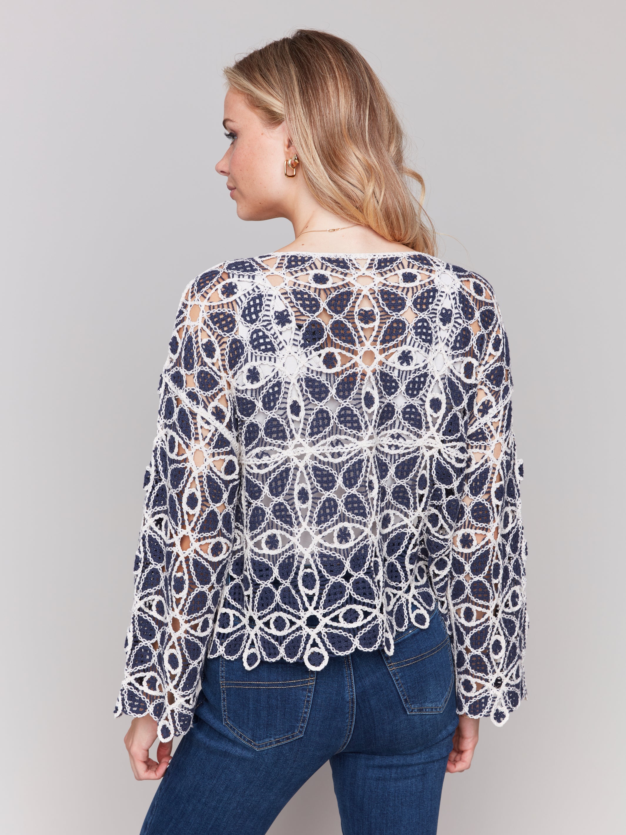 Cotton Blend Crochet Top - Sugar River Shoppe