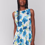 Sleeveless Printed Flowy Dress - Sugar River Shoppe