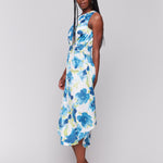 Sleeveless Printed Flowy Dress - Sugar River Shoppe